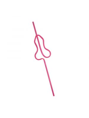 Silly Pink Pecker Straw