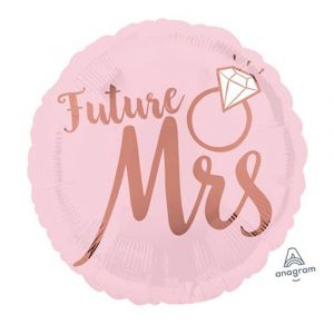 Future Mrs Blush Pink Foil Balloon